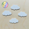 Super Cute Little Clouds Acrylic Cupcake Toppers 2” wide