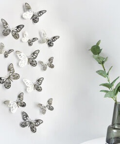 butteflies F silver