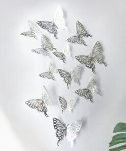 butterflies E silver